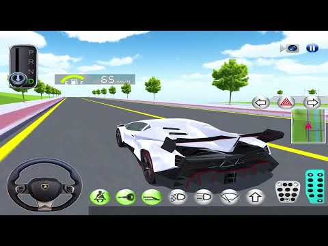 3D Driving Class Simulation - Funny Police Refuel [ Ep12] His Super Car Gas Crazy Driving Gameplay