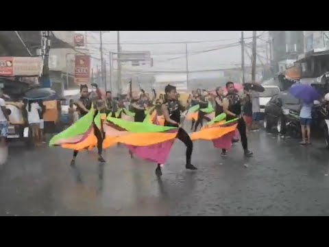 RAIN or SHINE! The show must go on! Philippine Marching Band
