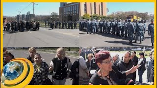 Լարված վիճակ՝ քաղաքապետարանի մոտ