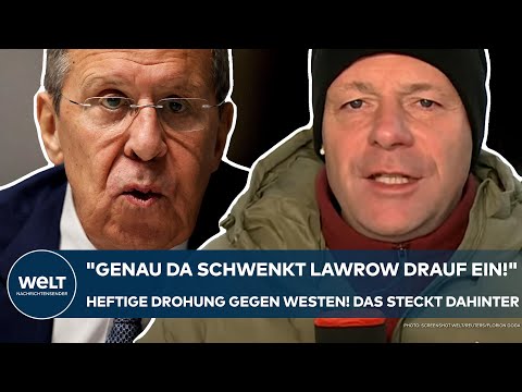 PUTINS KRIEG: "Genau da schwenkt Lawrow drauf ein" Heftige Drohung gegen Westen! Das steckt dahinter