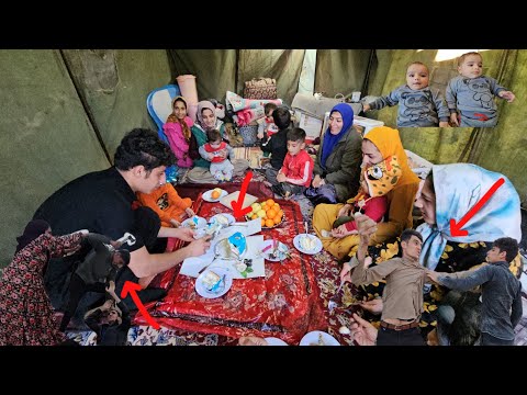 Jesus loves celebrating Mrs. Betul's birthday with her neighbor and their happiness