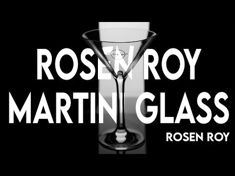 Rosen Roy Martini Glass by Rosen Roy