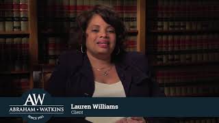 Medical Malpractice – Abraham Watkins Client
