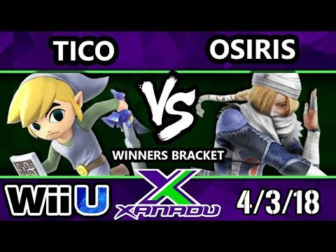S@X 244 Smash 4 - Tico (Toon Link) Vs. Osiris (Sheik) - Wii U Winners Bracket
