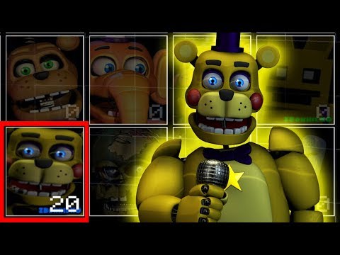 Rockstar Freddy's Brother! I Rockstar Fredbear In UCN! (UCN Mods)
