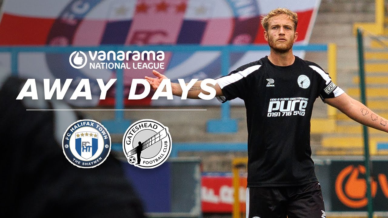 Ten-man Gateshead grind out battling point 🤝 | FC Halifax Town 0-0 Gateshead | AWAY DAYS