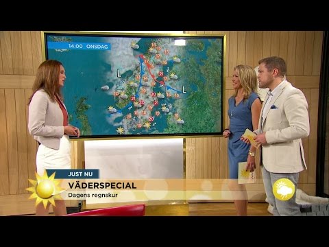 Väderspecial: "Ostadigt väder kommande tio dagarna" - Nyhetsmorgon (TV4)