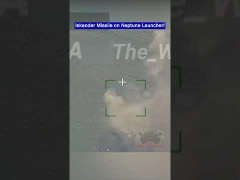 Iskander Missile Destroys Neptune Launcher in Zaporizhzhia!