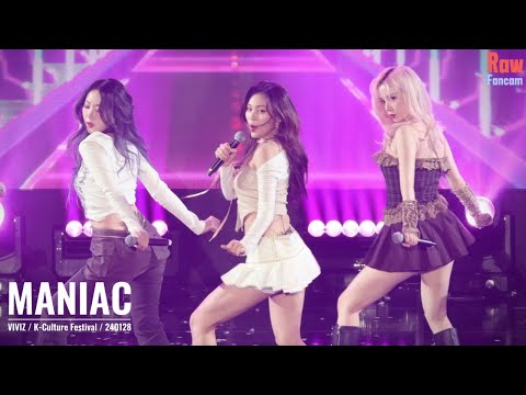 #비비지 #VIVIZ #MANIAC Full Cam 4K 60p @240128 K-Culture Festival #UMJI #SINB #EUNHA #엄지 #신비 #은하 #매니악