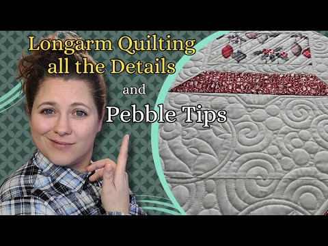Longarm Quilting Silver Bells | Free-Motion & Ruler Work Combined