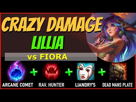 Lillia's MAX HP DOT is BEYOND OP! - LILLIA TOP vs FIORA - S10 League of Legends