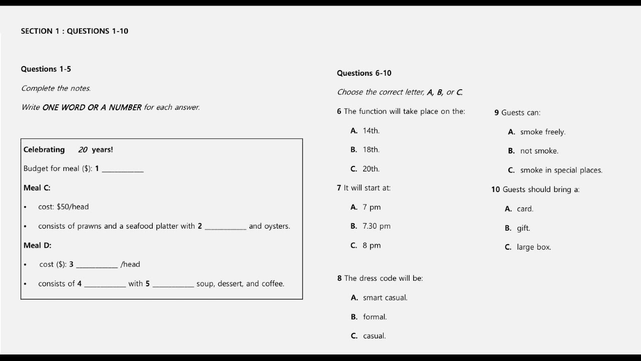IELTS Listening Actual Test 24 recent exam paper