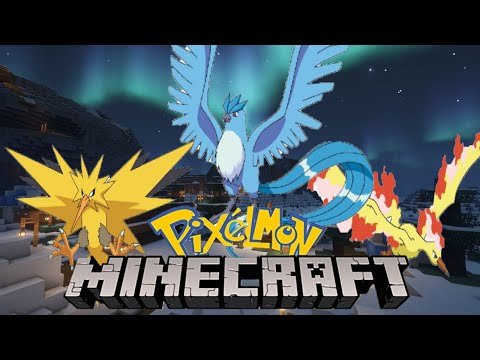Minecraft Pixelmon: How To Catch Every First Gen Legendary Bird Pokémon | With and Without Cheats