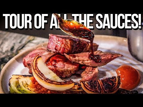 All the Sauces in a Professional Kitchen
