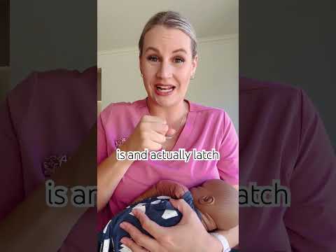 ⬆️ This is WHY your baby won’t open a wide mouth to latch! #breastfeeding