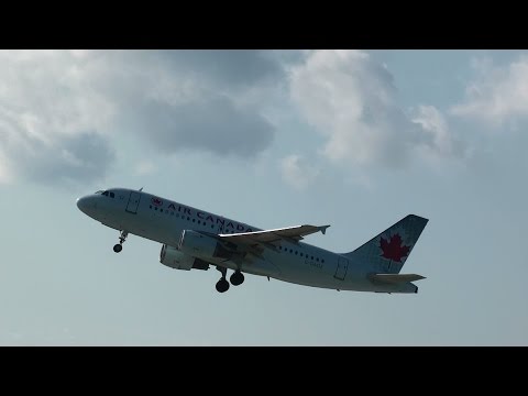 Air Canada Airbus A319-114 (C-GAQZ) Takeoff 24L CYUL Montreal