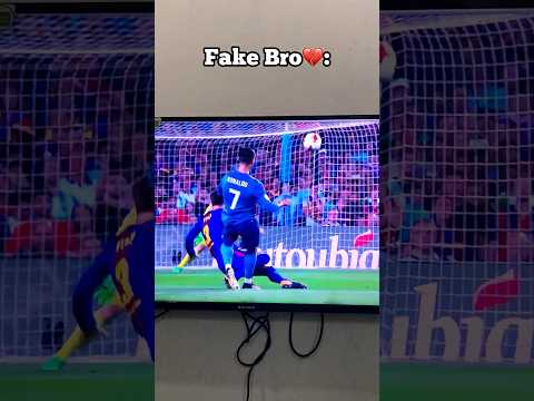 Fake VS Real Bro❤️‍🩹⚽️.