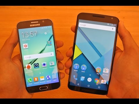 Samsung Galaxy S6 vs Google Nexus 6 - Quick Speed Test HD