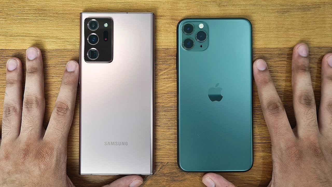 Samsung Galaxy Note 20 Ultra vs iPhone 11 Pro Max - SPEED TEST