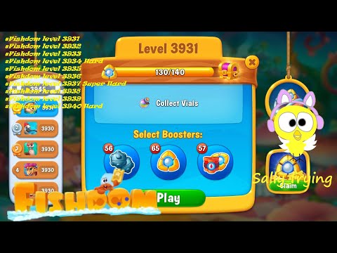 Fishdom level 3931 to 3940