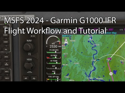 MSFS 2024 - Garmin G1000 IFR Flight Workflow and Tutorial