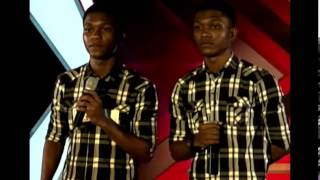 X FACTOR AUDITION ABUJA - DNA TWINS