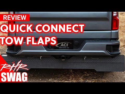 Rockstar Bumper Mount Mud Flaps Full Width With Quick Connect + Install