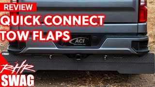 Rockstar Bumper Mount Mud Flaps Full Width With Quick Connect + Install