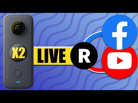 Insta360 ONE X2 stream to YouTube and Facebook at the same time!