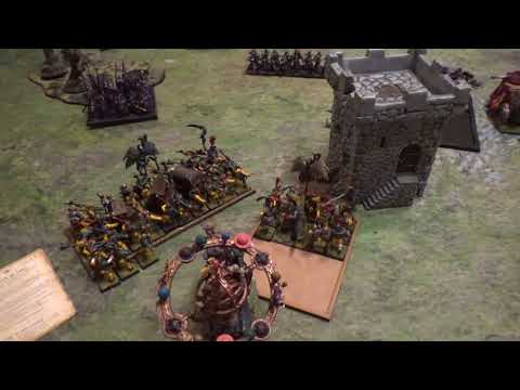Dark Elves vs Empire - 2400 Points WHFB 8th Edition