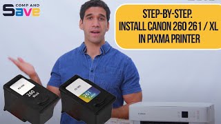 Canon PIXMA TS5320 Printer Ink Cartridges Installation - Canon 260 261 / XL