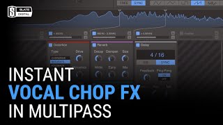 Video thumbnail for Processing a Vocal Chop with Kilohearts Multipass by SlateDigitalTV