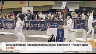 Fencing National Championships Summer Nationals Y-12 Men's Epee Marcus