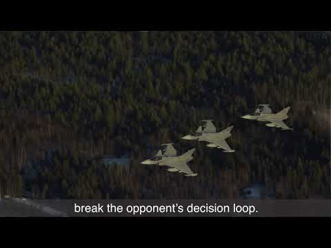 Gripen facilitates the pilot workload in combat