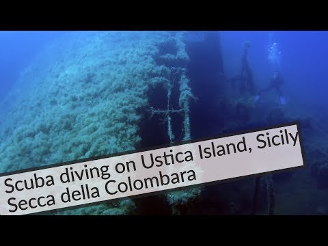 Scuba diving : dive on Ustica, Sicily, Italy - Secca della Colombara
