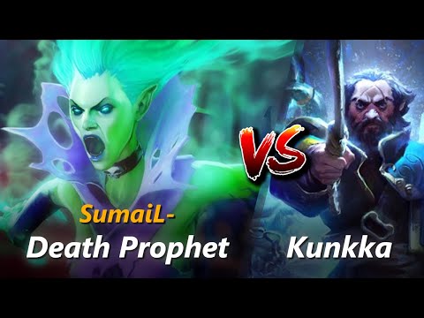 How to Death Prophet mid vs Kunkka (feat. SumaiL-) | First 10 minutes