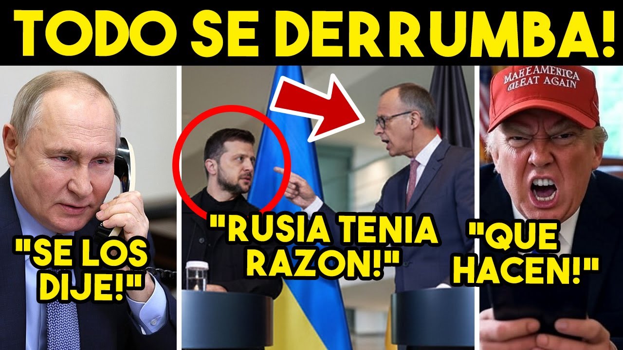 TRUMP HELADO! EUROPA ACUSA S4B0T4JE DE UCRANIA, LE LLORAN A RUSIA. TRUENAN CON EU, ADIOS.