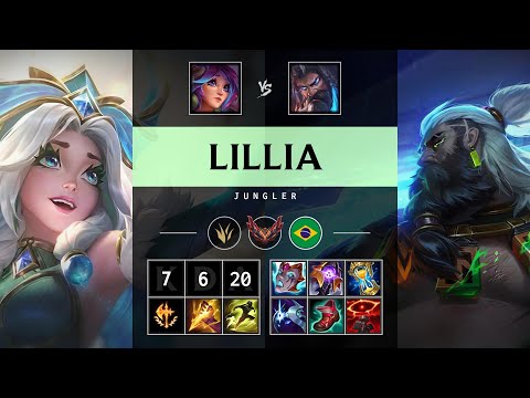 Lillia Jungle vs Udyr - BR Grandmaster Patch 25.12