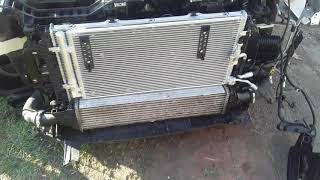 09-16 Audi A4 Quattro B8 Front End Replacement DYI #Part2 Radiator & Condenser Installation/Removal