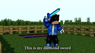 ♫ &quot;DIAMOND SWORD&quot; - MINECRAFT PARODY OF DEMONS ♫ [REMASTERED]