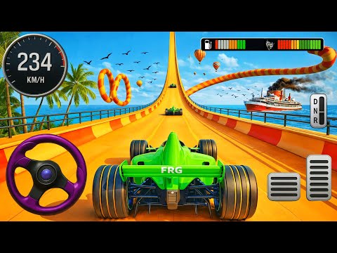 Impossible Formula Mega Ramp Challenge – GT Car Stunt Master 3D – Android Gameplay
