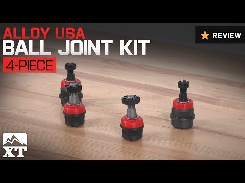 Jeep Wrangler Alloy USA 4-piece Ball Joint Kit (1987-2006 YJ, TJ) Review