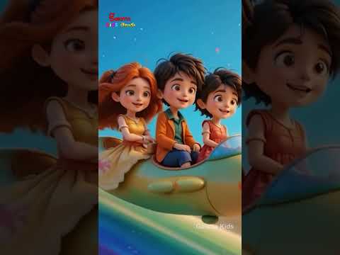 ఊహల ఆకాశం - Let’s Fly to the Dreamy Sky | Telugu Nursery Rhymes for Children's | shorts