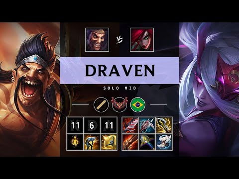 Draven Mid vs Katarina - BR Grandmaster Patch 25.12