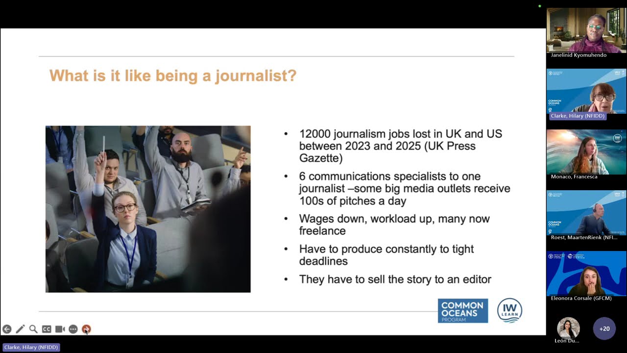 IWLEARN Comms Lab Webinar VII - 🎥​ Working with the Media: Turning Your Project into News