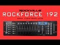 How To Program DMX Lights SCENES CHASES BANKS W Rockville ROCKFORCE 192