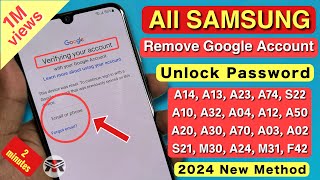 Finally New Method✅2024 | Samsung Frp Bypass Android 12/13/14 Without Pc|Google Account Remove/*#0*#