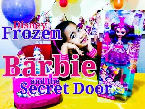 BARBIE VIDEOS Barbie and the Secret Door Princess Malucia Meet Frozen Elsa Anna Let It Go Wand Video