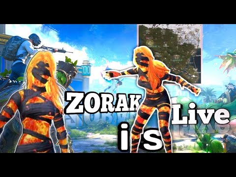 First time live stream | PUBG MOBILE LIVE | ZORAK IS LIVE