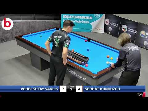 VEHBI KUTAY VARLIK & SERHAT KUNDUZCU Bilardo Maçı - 